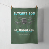 Thumbnail for DJI FlyCart 100 design on dark green towel