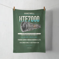 Thumbnail for HTF7000 design on dark green towel