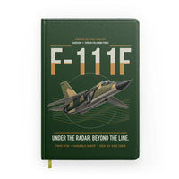 Thumbnail for F-111F Aardvark design on dark green notebook