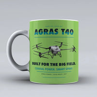Thumbnail for Agras T40 Mug design on light green dji