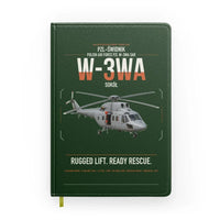 Thumbnail for PZL-Świdnik W-3WA Sokół design on dark green notebook