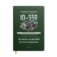 Thumbnail for IO-550 design on dark green notebook