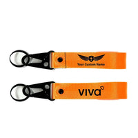 Thumbnail for Viva Aerobus Hawk-shaped key chain, Orange+ NAME