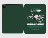 Thumbnail for DJI Flip design on dark green ipad tablet case
