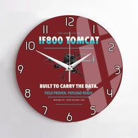Thumbnail for Inspired Flight IF800 Tomcat design on dark red no frame wall clock