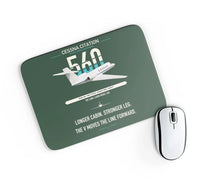 Thumbnail for Cessna Citation 560 - Citation V design on dark green rectangle mouse pad