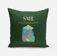 Thumbnail for Simón Bolívar International Airport (SMR) design on dark green pillow