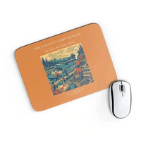 Thumbnail for VINTAGE G4488 - The Logging Camp Lifeline - Designed Mouse Pads design on orange rectangle