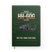 Thumbnail for Sikorsky HH-60G Pave Hawk design on dark green notebook