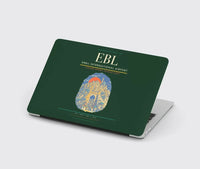 Thumbnail for Erbil International Airport (EBL) design on dark green MacBook case