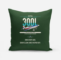 Thumbnail for Extra 300L design on dark green pillow
