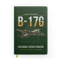 Thumbnail for B-17G Flying Fortress design on dark green notebook