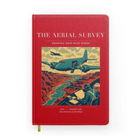 Thumbnail for VINTAGE G4031 - The Aerial Survey - Designed Notebooks design on red