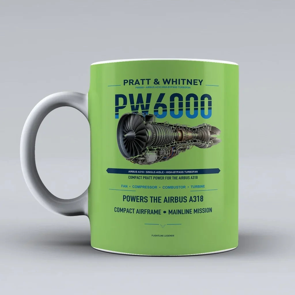 Mug design on light green pw6000