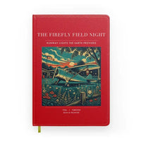 Thumbnail for VINTAGE G4400 - The Firefly Field Night - Designed Notebooks design on red