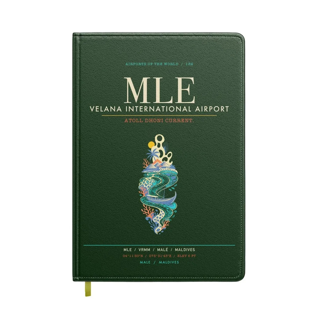 Velana International Airport Male MLE - Atoll Dhoni Current - Dark Green