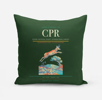 Thumbnail for Casper–Natrona County International Airport (CPR) design on dark green pillow