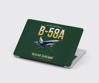 Thumbnail for B-58A Hustler design on dark green MacBook case