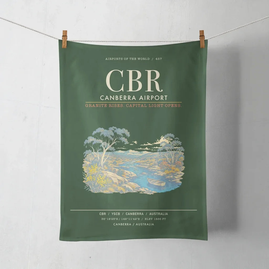 Canberra Airport CBR - Dark Green