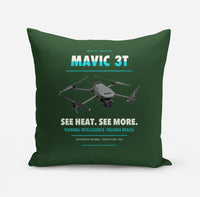 Thumbnail for DJI Mavic 3 Thermal design on dark green pillow