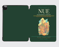 Thumbnail for Nuremberg Airport (NUE) design on dark green ipad tablet case