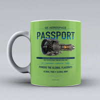 Thumbnail for Mug design on light green passport