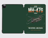 Thumbnail for Boeing MH-47G Chinook design on dark green ipad tablet case