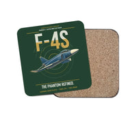 Thumbnail for F-4S Phantom II design on dark green 1 piece coaster