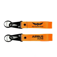 Thumbnail for Airbus A319 & Text - Orange+ NAME