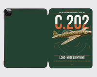 Thumbnail for Macchi C.202 Folgore design on dark green ipad tablet case