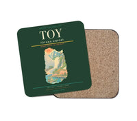 Thumbnail for Toyama Airport (TOY) design on dark green 1 piece coaster