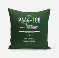 Thumbnail for Piper PA-44-180 Seminole design on dark green pillow