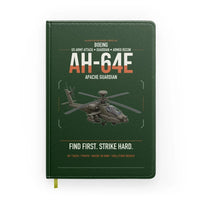 Thumbnail for Boeing AH-64E Apache Guardian design on dark green notebook