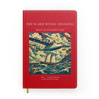 Thumbnail for VINTAGE G4067 - The Warm Winds Crossing - Designed Notebooks design on red