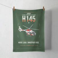 Thumbnail for Airbus H145 D3 design on dark green towel