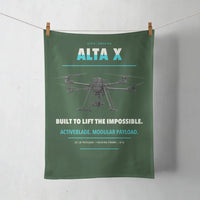 Thumbnail for Freefly Alta X design on dark green towel