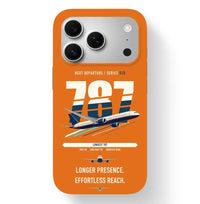 Thumbnail for Boeing 787-10 Dreamliner design on orange magsafe iphone case