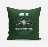 Thumbnail for DJI Air 2S design on dark green pillow