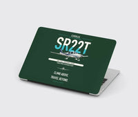 Thumbnail for Cirrus SR22T design on dark green MacBook case
