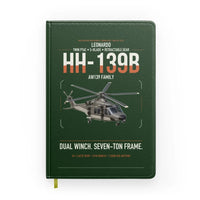 Thumbnail for Leonardo HH-139B design on dark green notebook