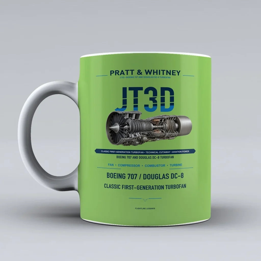 Mug design on light green jt3d