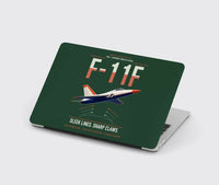 Thumbnail for F-11F Tiger design on dark green MacBook case