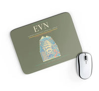 Thumbnail for Zvartnots International Airport (EVN) design on green army rectangle mouse pad