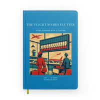 Thumbnail for VINTAGE G4302 - The Flight Board Flutter - Designed Notebooks design on turquoise