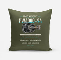 Thumbnail for PW4000-94 design on green army pillow
