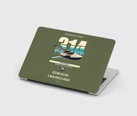 Thumbnail for Boeing 314 Clipper design on green army MacBook case