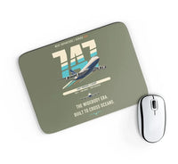 Thumbnail for Boeing 747-200B design on green army rectangle mouse pad