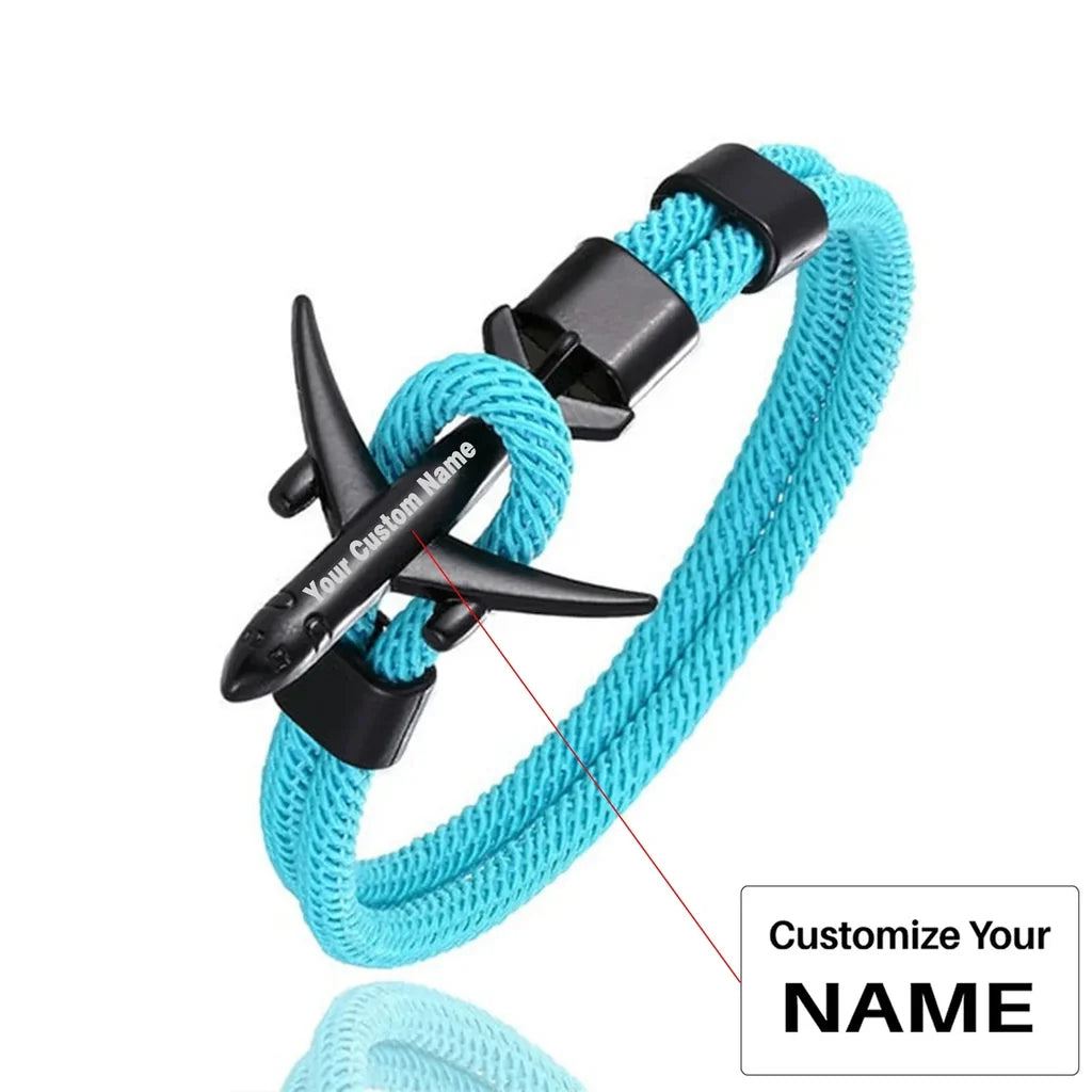 Customisable Airplane Shape Bracelet - view 24