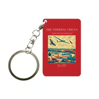 Thumbnail for VINTAGE G4474 - The Thermal Circus - Designed Key Chain design on red