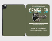 Thumbnail for CFM56-5B design on green army ipad tablet case